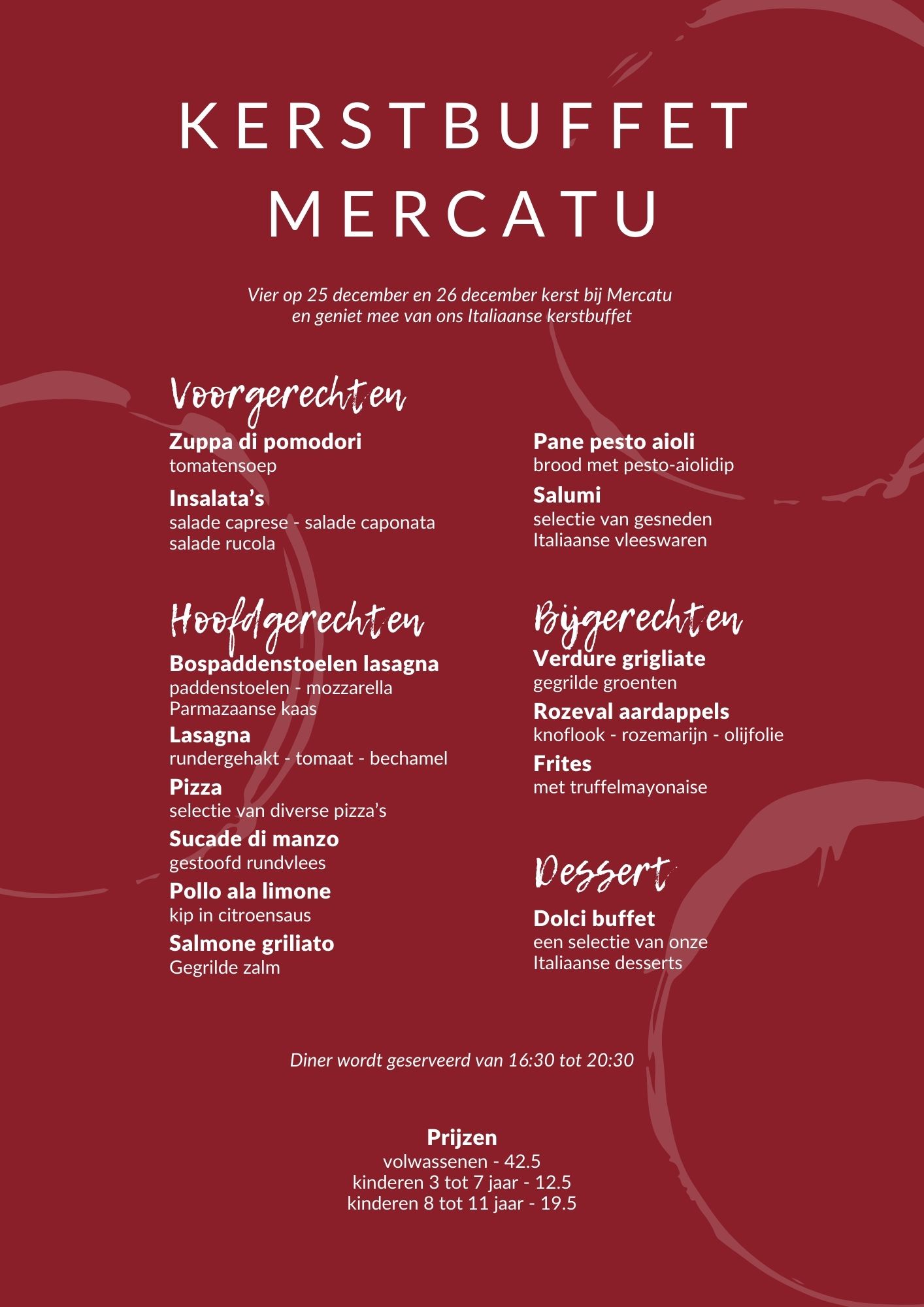 Groepsmenu's Mercatu (2)